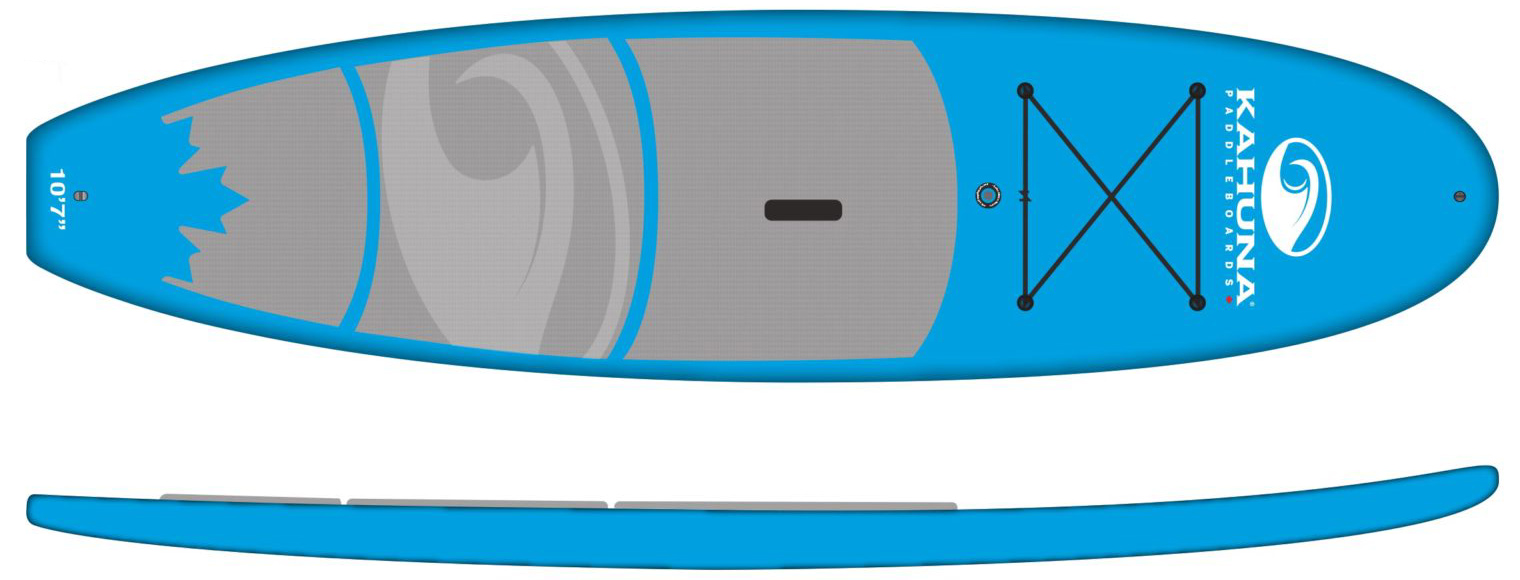 Click for More Details - All-Round Stand Up Paddle Board Rental: Kahuna Bomber 10 7 x 33